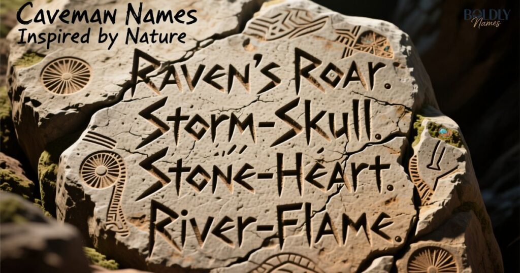 Caveman Names Inspired by Nature