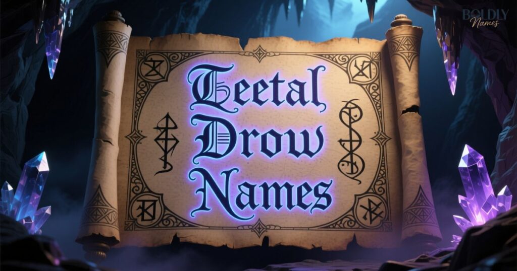 Cool Drow Names