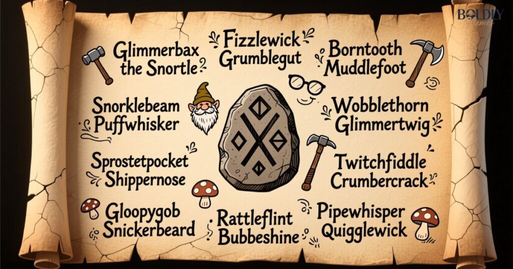 Funny and Quirky Dwarf Names