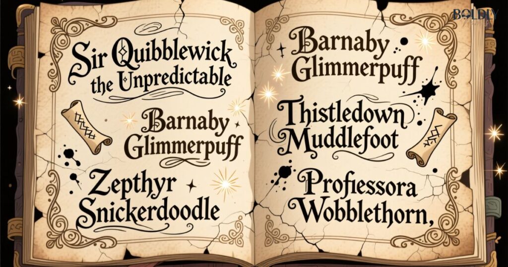 Funny and Quirky Wizard Names
