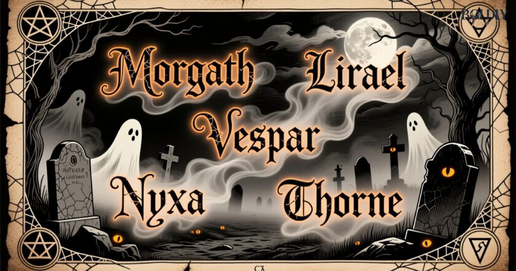 Ghost Names for Halloween