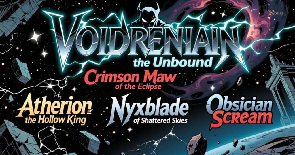 Good Supervillain Names