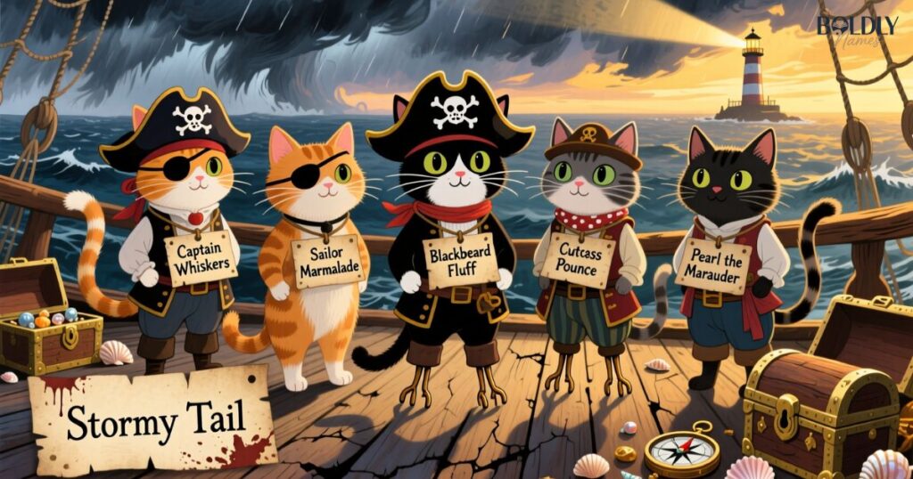 Pirate Names for Cats