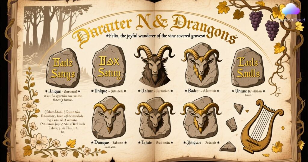 Satyr Names for Dungeons & Dragons Characters