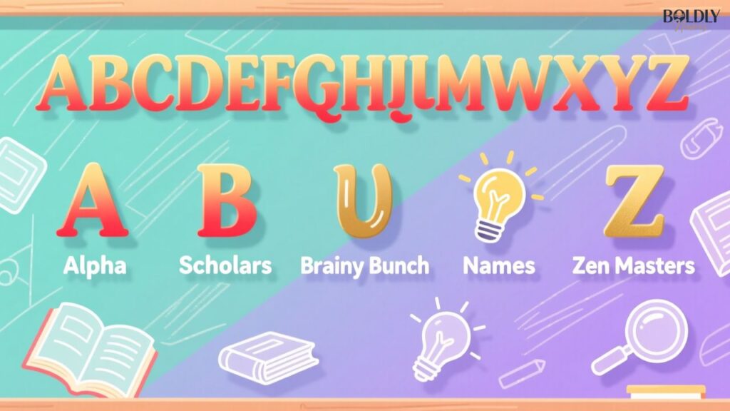 A–Z Study Group Names