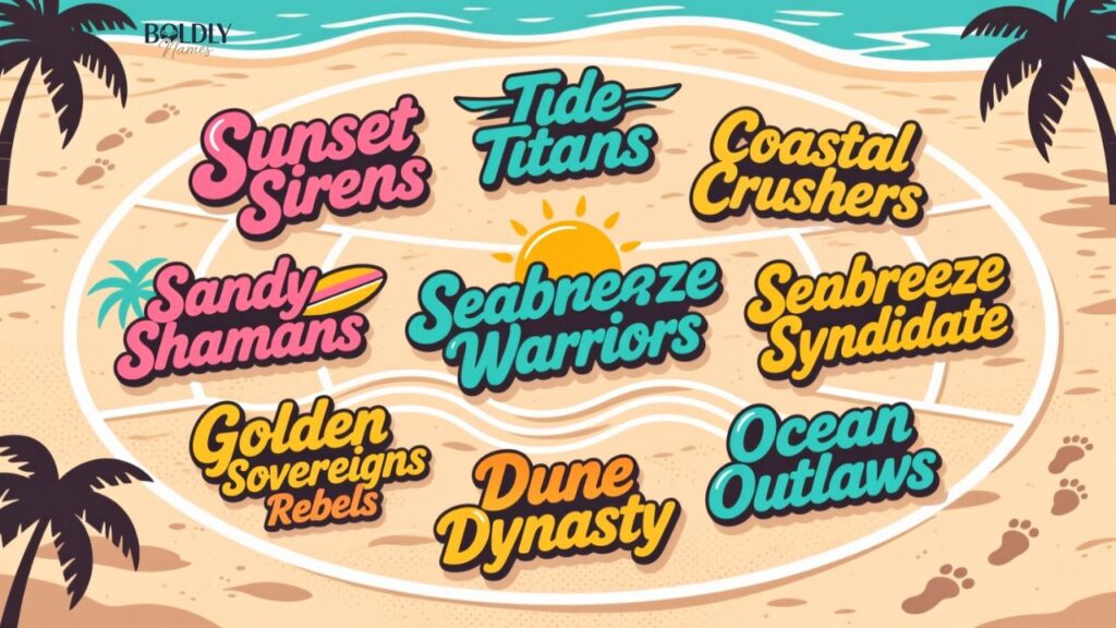 Best Beach Team Names