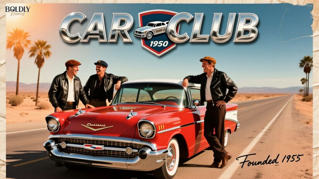 Car Club Names Ideas