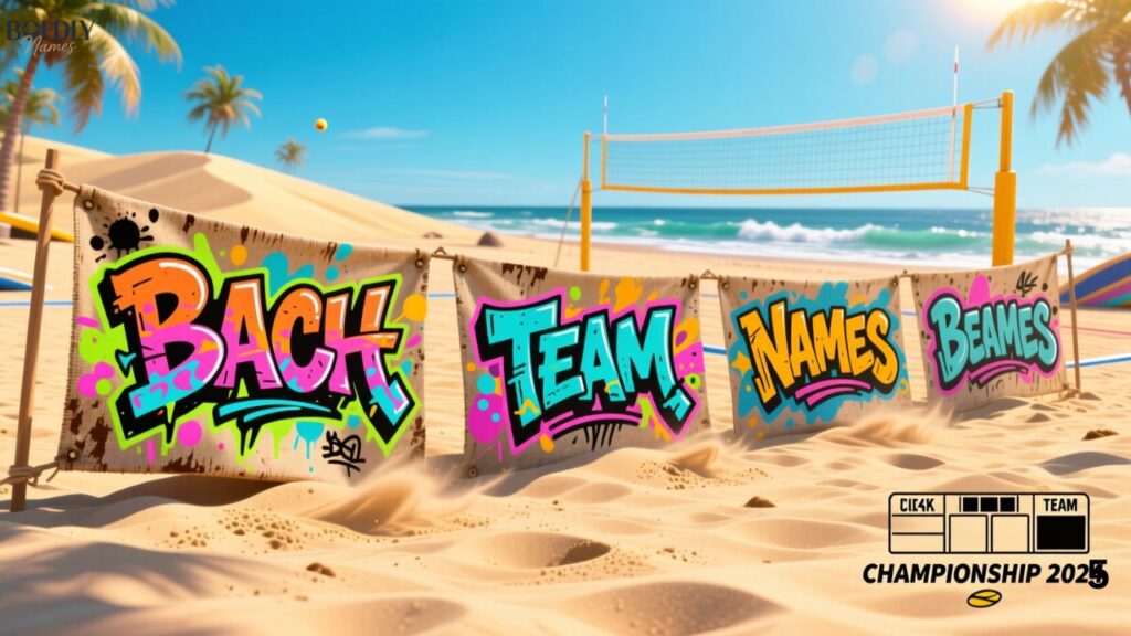 Competitive Beach Team Names