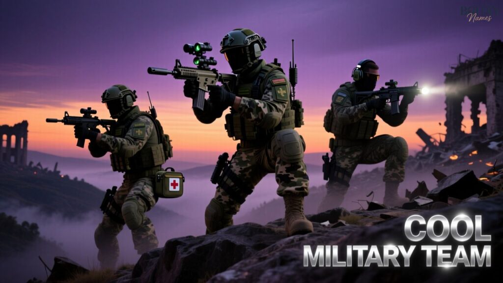 Cool Military Team Names