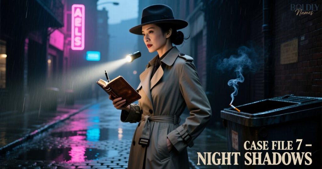 Detective Female Names