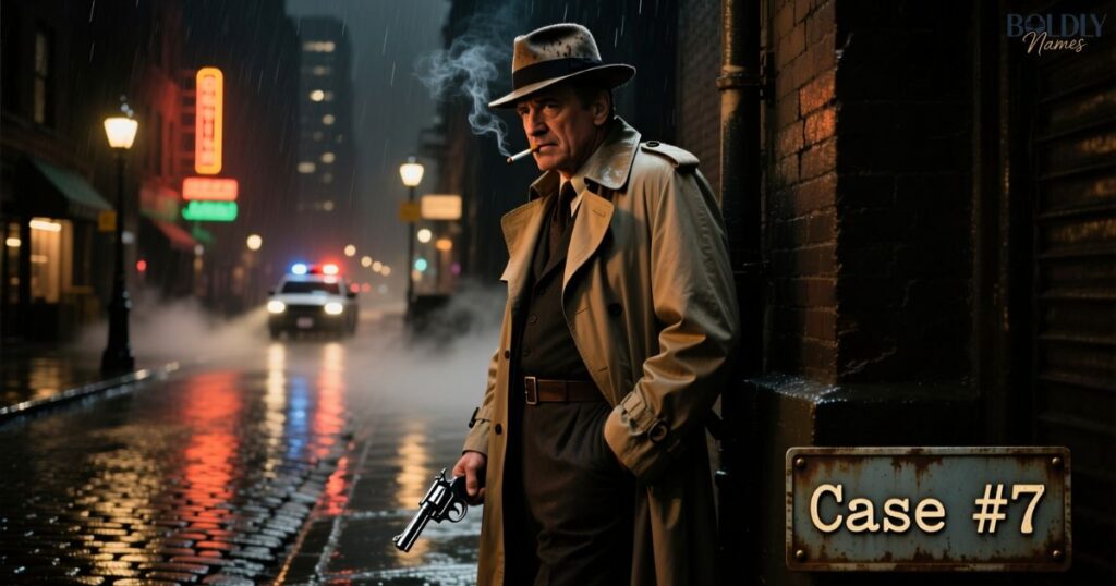 Detective Male Names