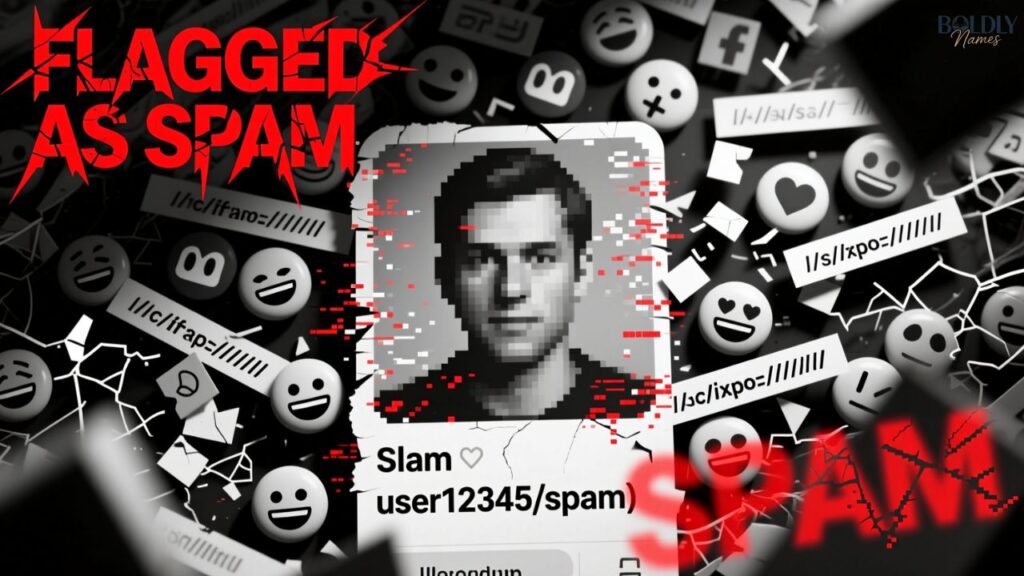 Dirty spam account names