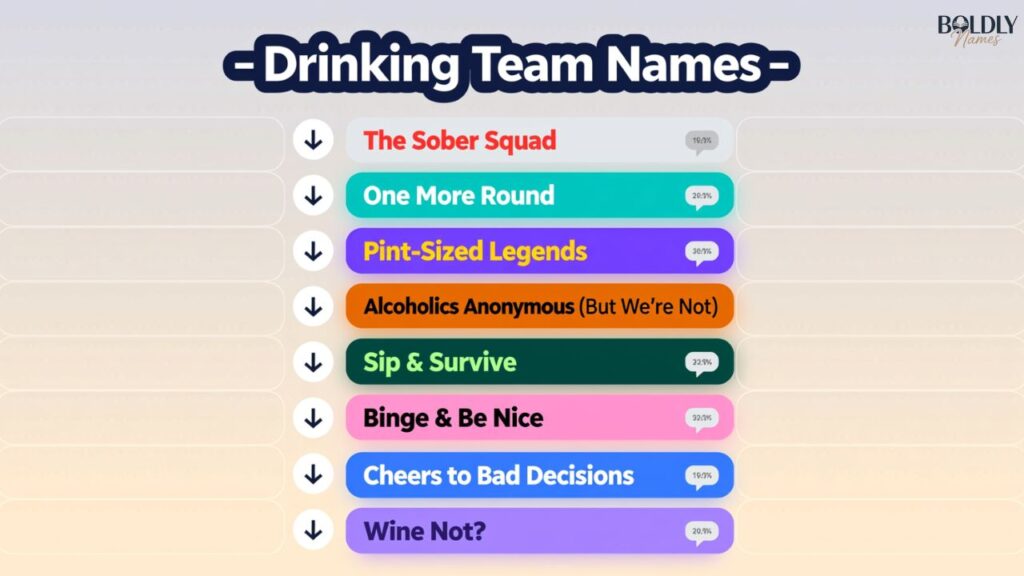 Drinking Team Names Reddit
