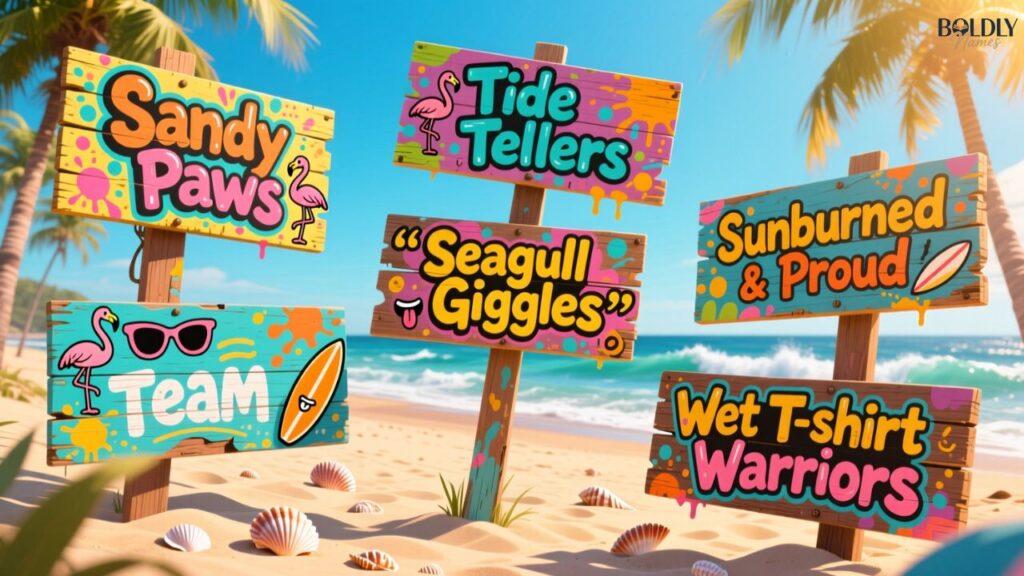 Funny Beach Team Names