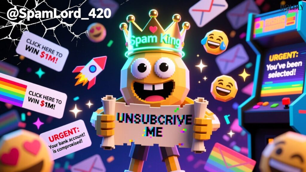 Funny spam account names