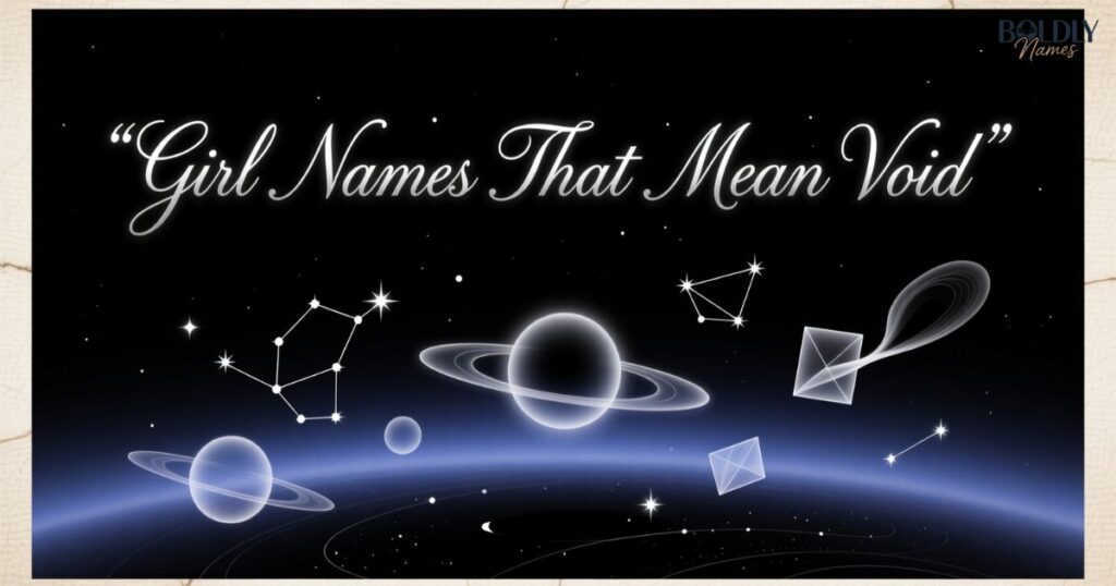 Girl Names That Mean Void