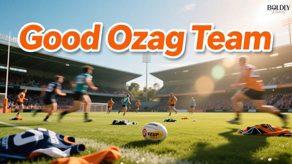 Good Oztag Team Names