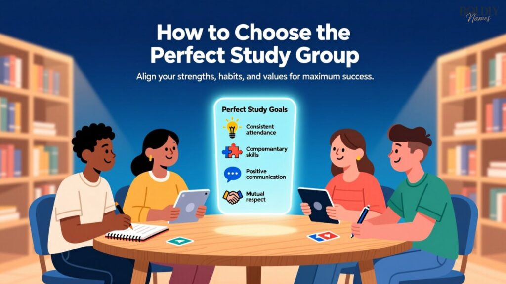 How to Choose the Perfect Study Group Name