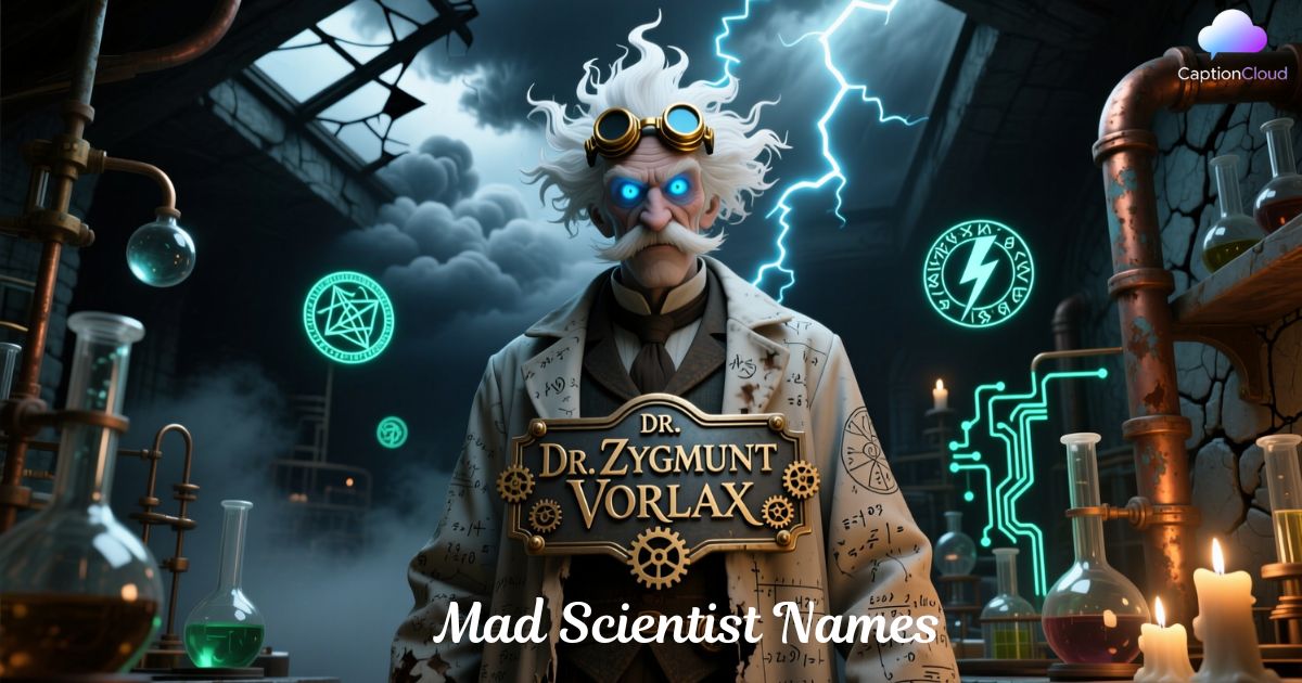 Mad Scientist Names