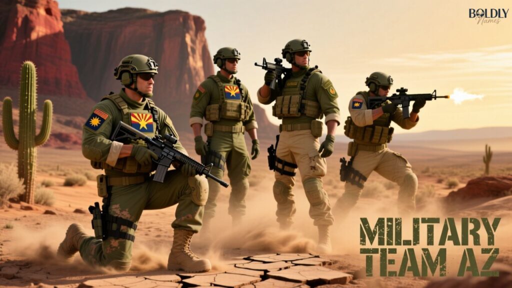 Military Team Names AZ (Arizona Inspired)