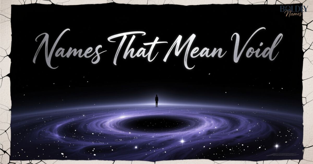 Names That Mean Void