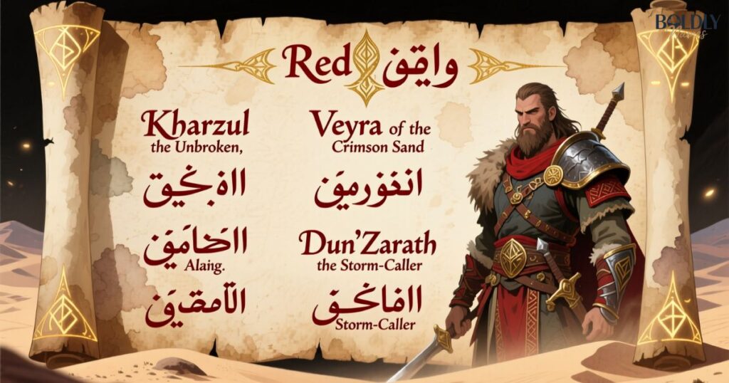 Skyrim Redguard Names