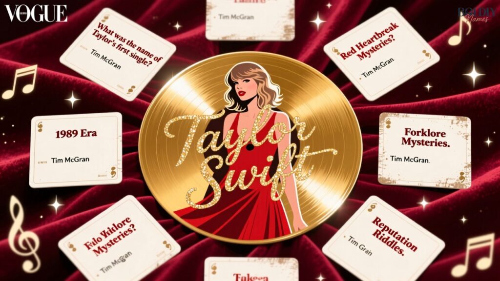 Taylor Swift Trivia Questions With Answers (Themed Names)