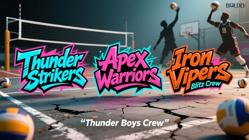 Volleyball Team Names for Boys