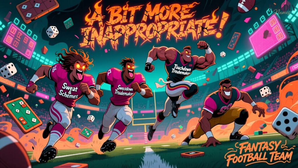 A Bit More Inappropriate Fantasy Football Team Names