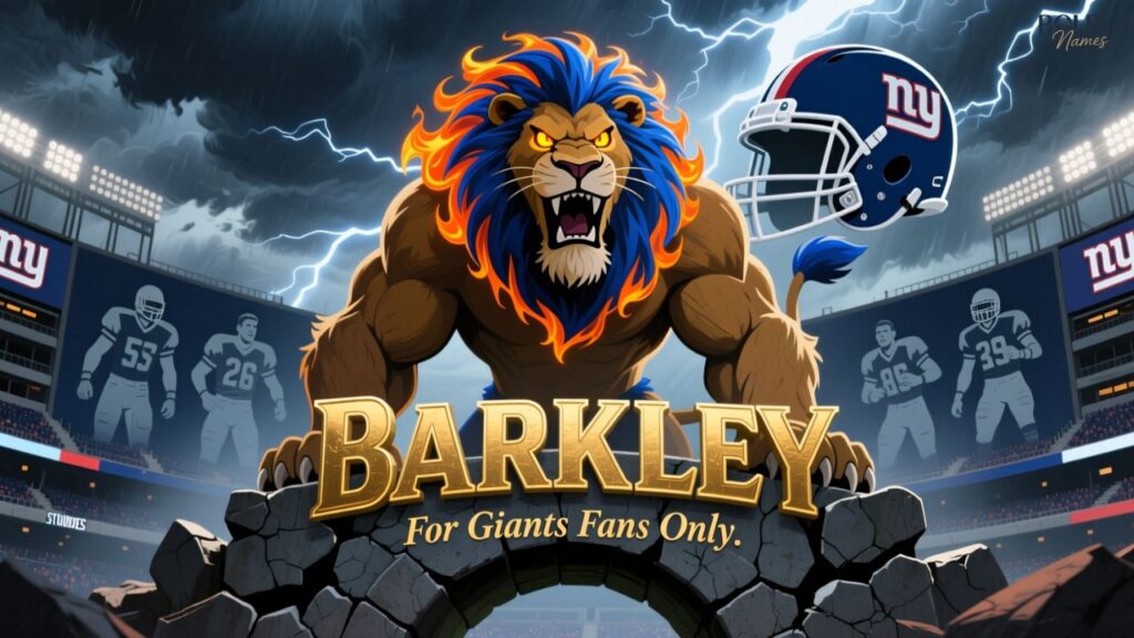 Barkley Names for Giants Fans