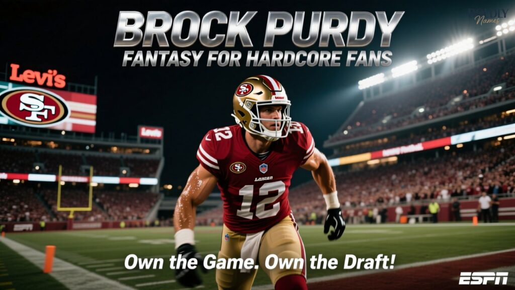 Brock Purdy Fantasy Names for Hardcore Fans