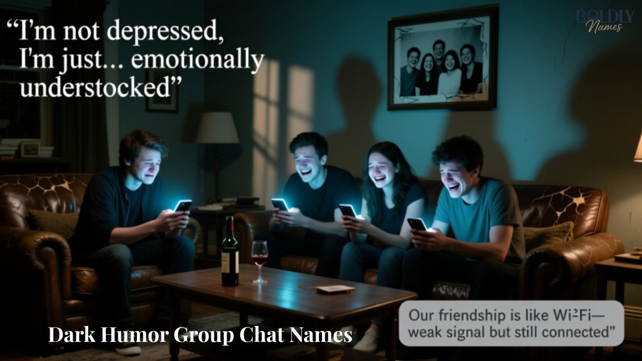 Dark Humor Group Chat Names