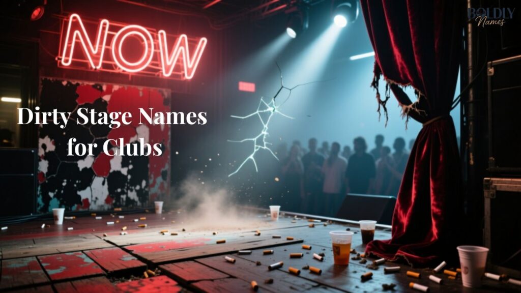Dirty Stage Names for Clubs