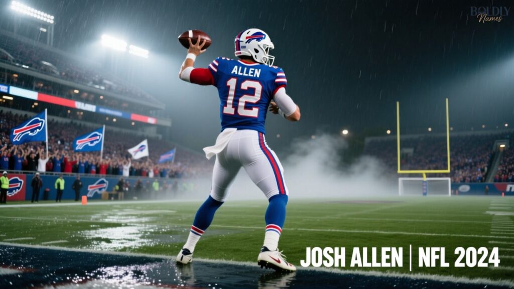 Football NFL and Football-Themed Josh Allen Names