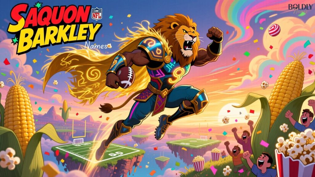 Funny Saquon Barkley Fantasy Names