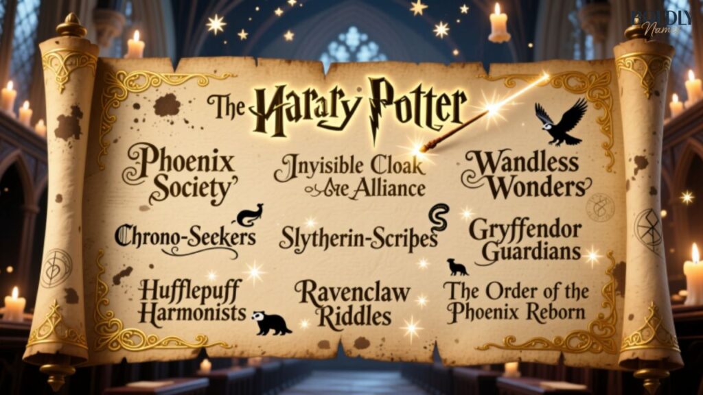 Harry Potter Group Names Ideas