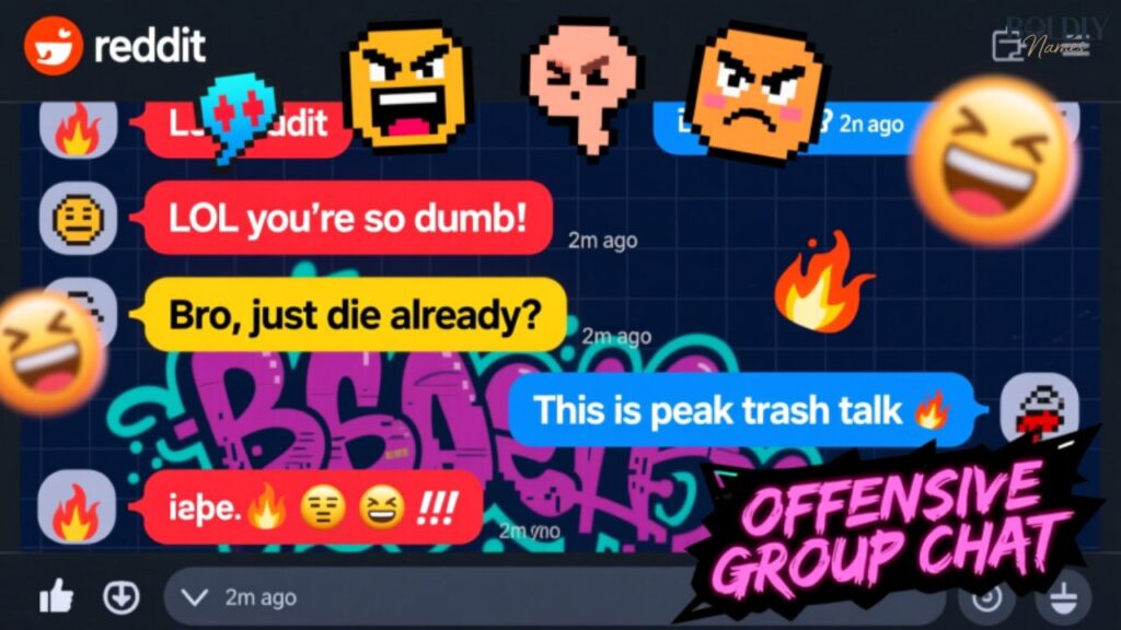Offensive Group Chat Names Reddit