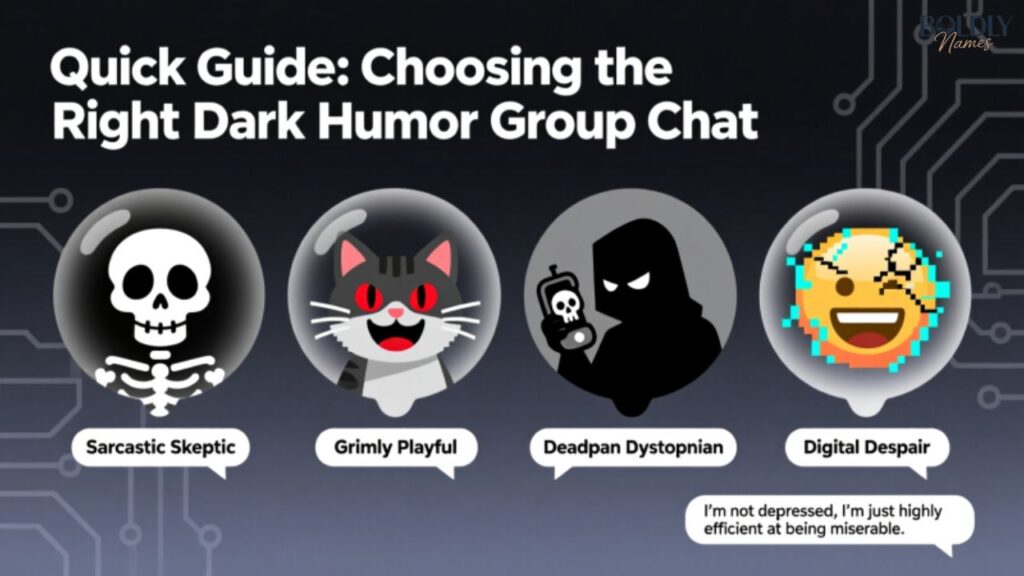 Quick Guide: Choosing the Right Dark Humor Group Chat Name
