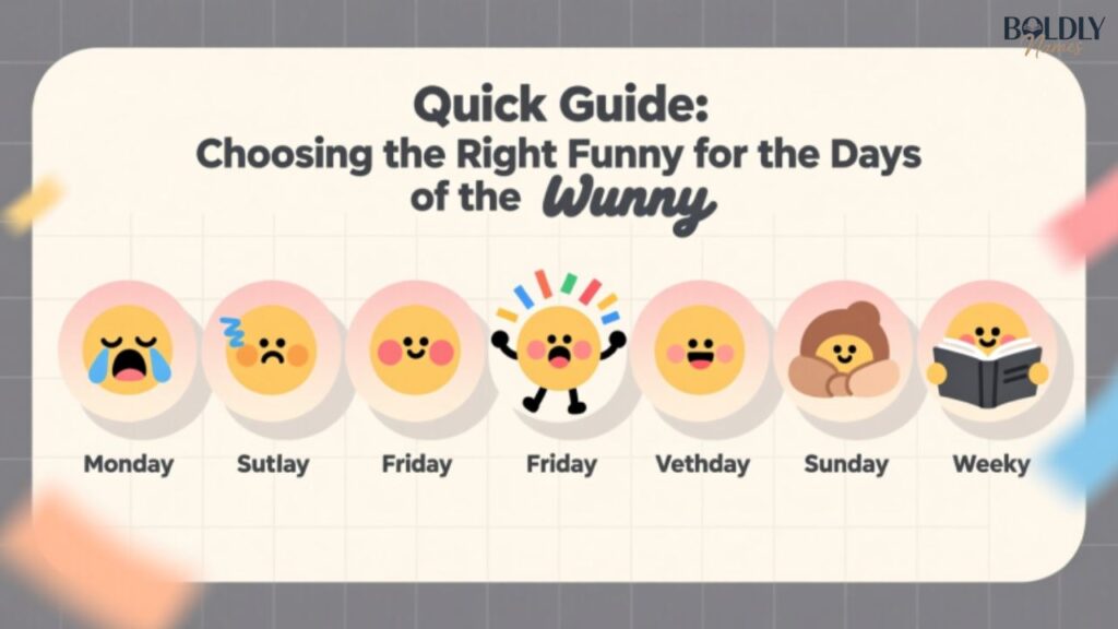 Quick Guide: Choosing the Right Funny Name for the Days of the Week