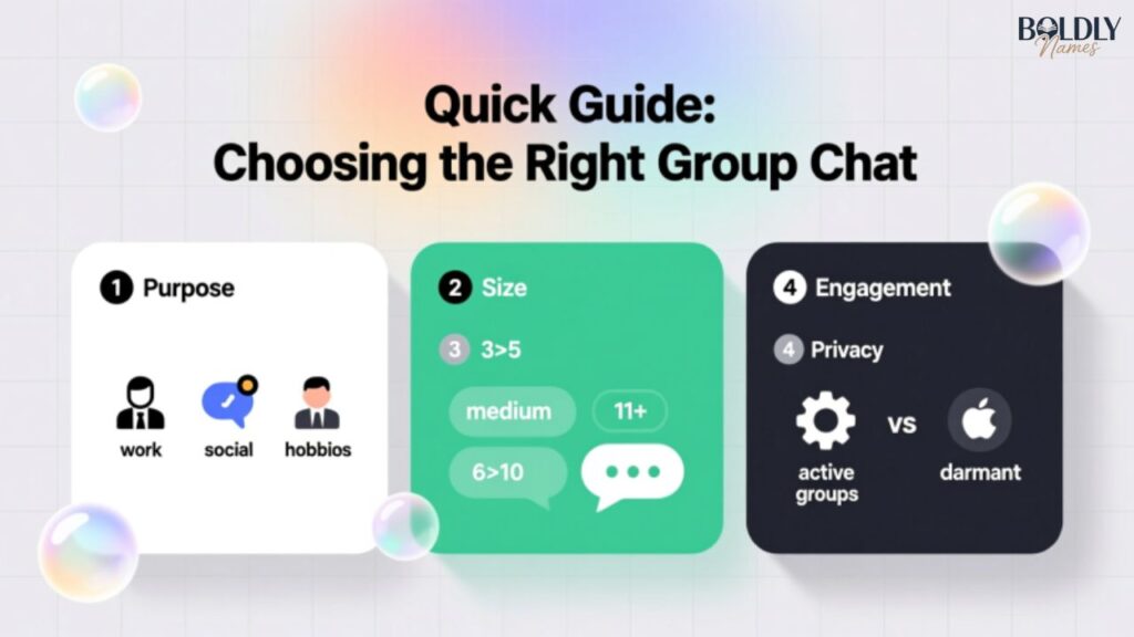 Quick Guide: Choosing the Right Inappropriate Group Chat Name