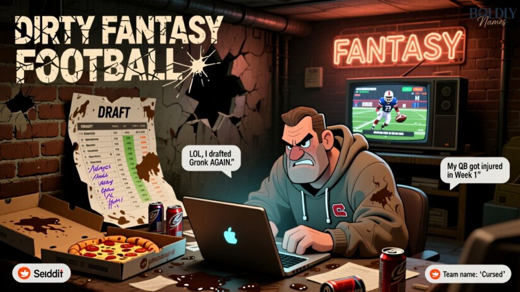 Reddit Dirty Fantasy Football Team Names