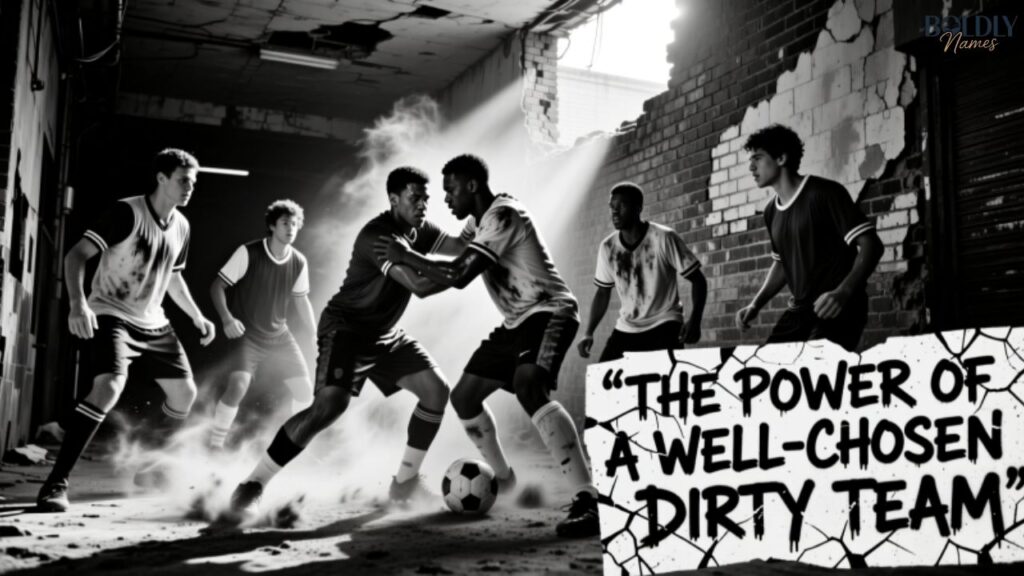 The Power of a Well-Chosen Dirty Team Name