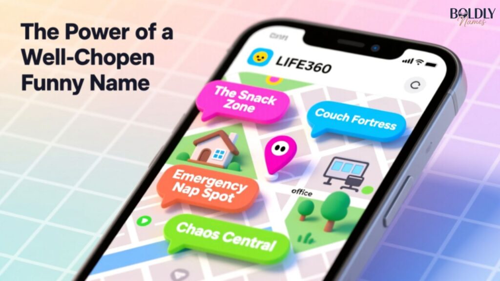The Power of a Well-Chosen Funny Name for Places on LIFE360