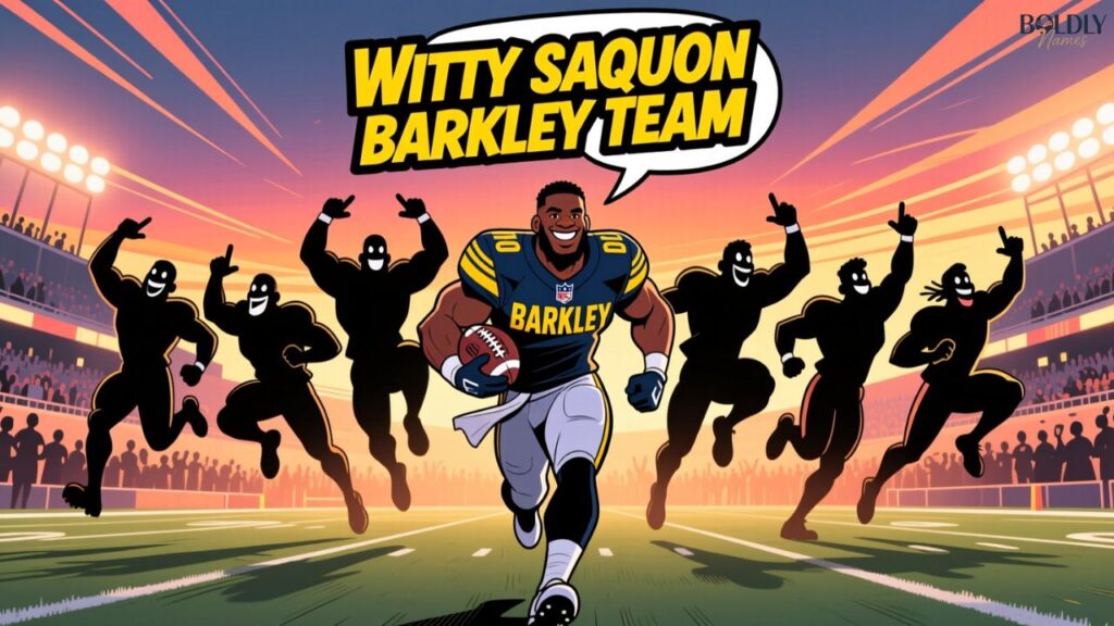 Witty Saquon Barkley Team Names